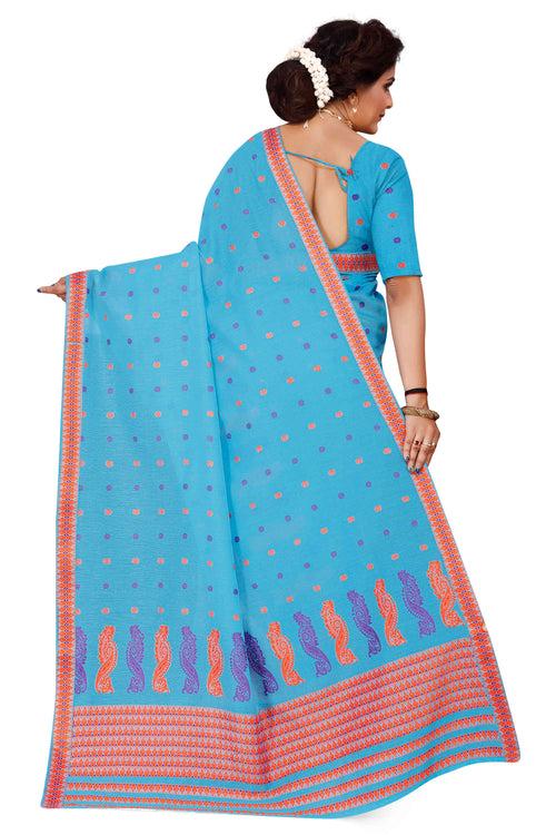 Weaving Two-Dhaga Work AC Cotton* Mekhela Sador