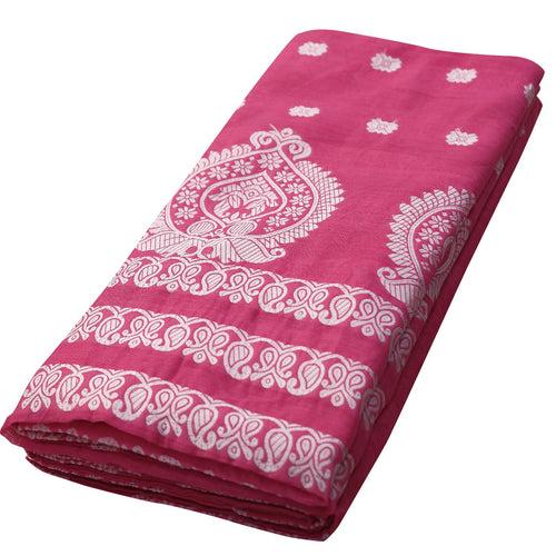 Weaving Dhaga Work AC Cotton* Mekhela Sador - King Khap