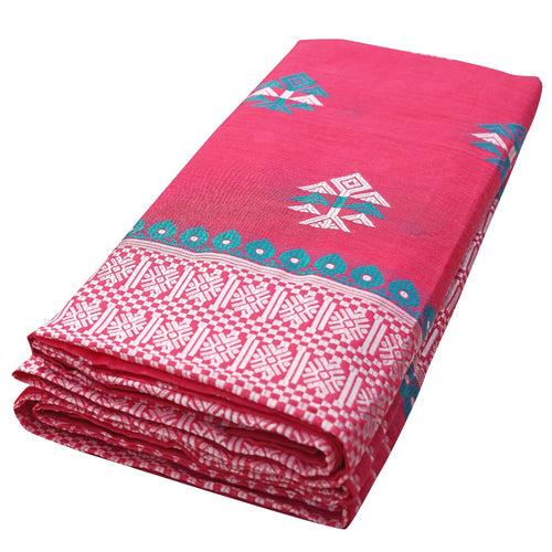 Weaving Two-Dhaga Work AC Cotton* Mekhela Sador