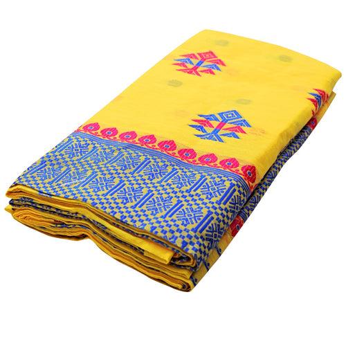 Weaving Two-Dhaga Work AC Cotton* Mekhela Sador