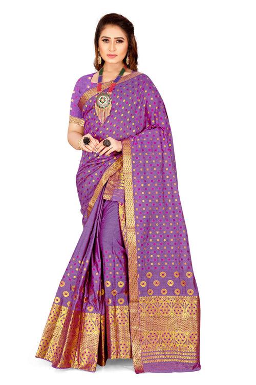 Gold Jari AC Cotton* Mekhela Chador