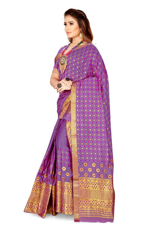 Gold Jari AC Cotton* Mekhela Chador