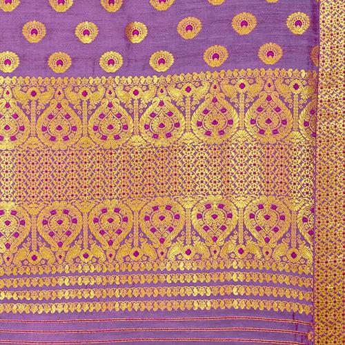 Gold Jari AC Cotton* Mekhela Chador