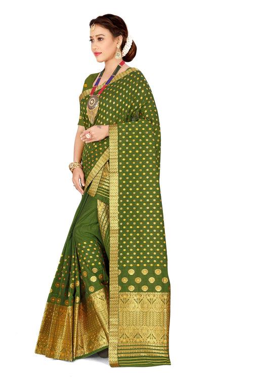 Gold Jari AC Cotton* Mekhela Chador