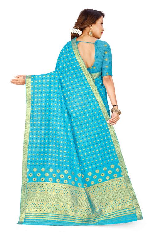 Gold Jari AC Cotton* Mekhela Chador