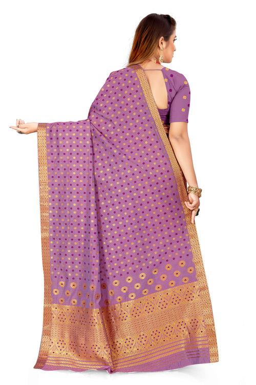 Gold Jari AC Cotton* Mekhela Chador