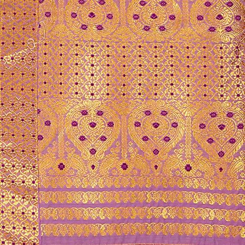 Gold Jari AC Cotton* Mekhela Chador