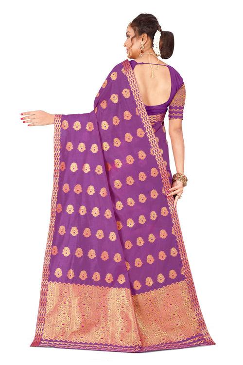 Gold Jari AC Cotton* Mekhela Chador