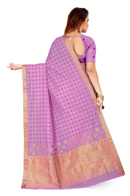 Gold Jari AC Cotton* Mekhela Chador