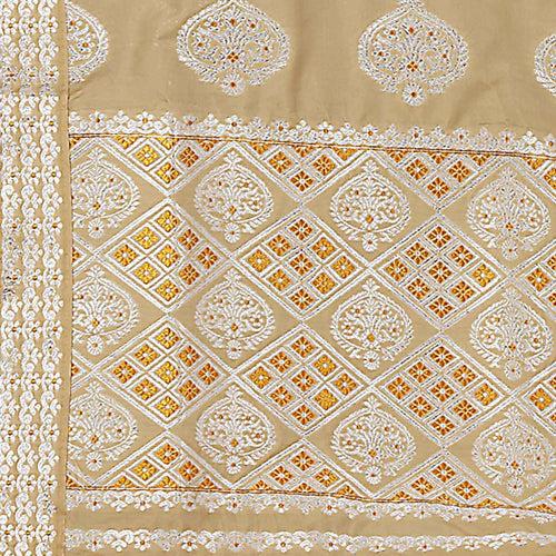 Silver-Gold Jari Mix Set Mekhela Sador