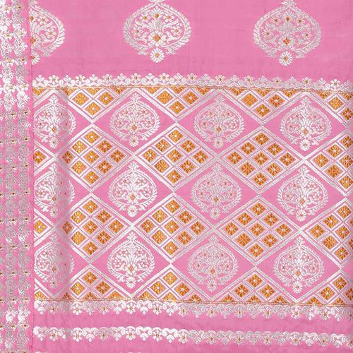 Silver-Gold Jari Mix Set Mekhela Sador