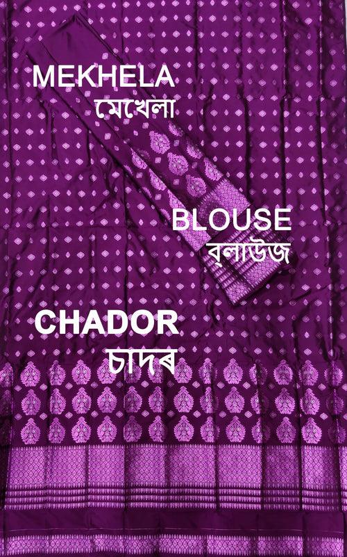 Colouring Jari Mix Set Mekhela Sador