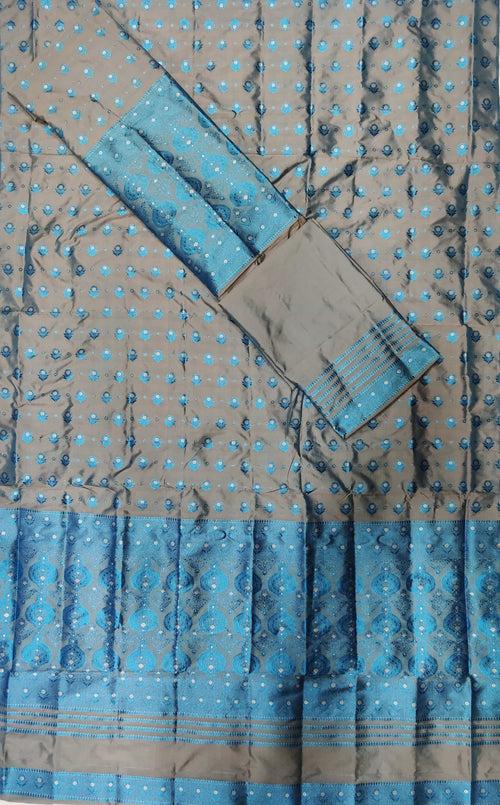 Colouring Jari Mix Set Mekhela Sador