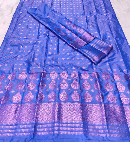 Colouring Jari Mix Set Mekhela Sador