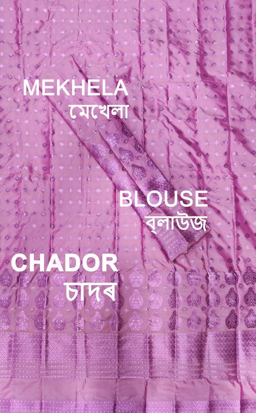 Colouring Jari Mix Set Mekhela Sador