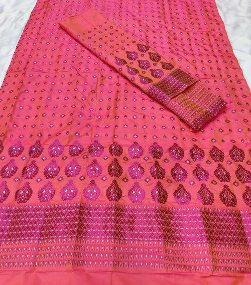 Colouring Jari Mix Set Mekhela Sador