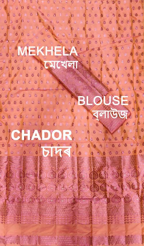 Colouring Jari Mix Set Mekhela Sador