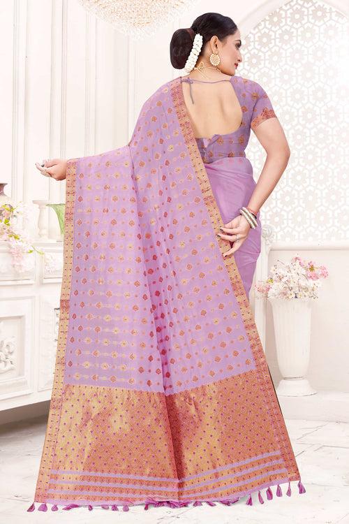 AC Cotton* Woven Assamese Saree