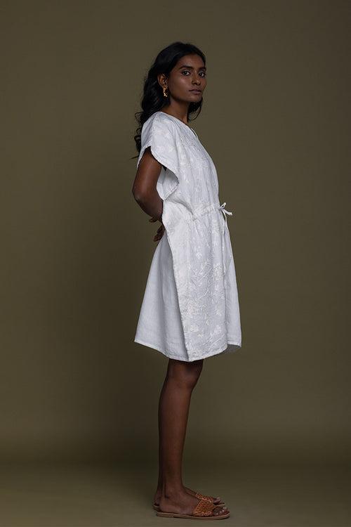 August Breeze Kaftan White Dress