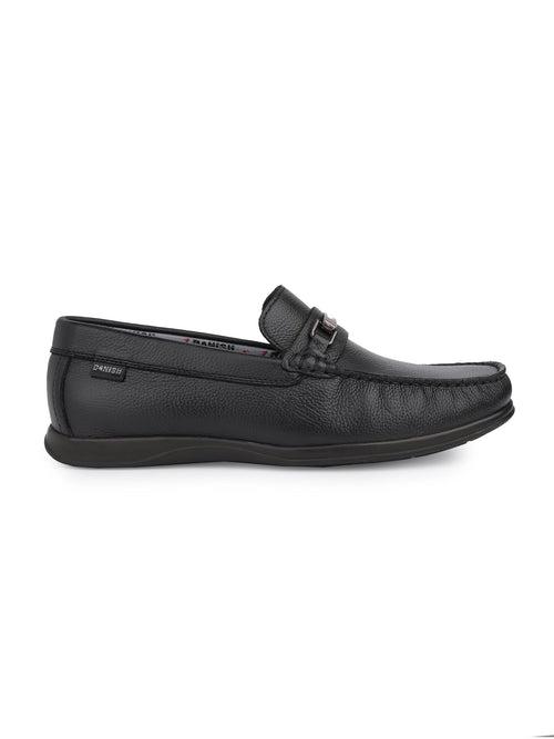 Carson  Buckle-Trimmed Loafers