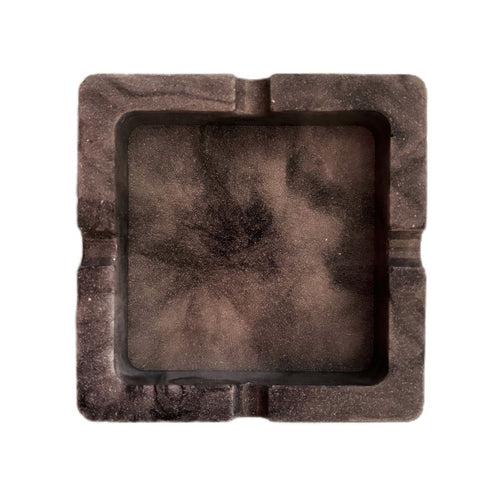 BK - Square Ashtray (Marble Black)