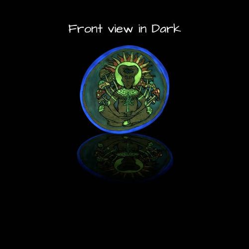 Flower Power - "Alien Shaman" Glow in the dark Mixing Bowl