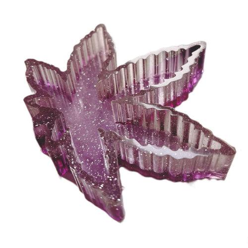 BK - Shades of Purple - Weed Leaf Ashtray