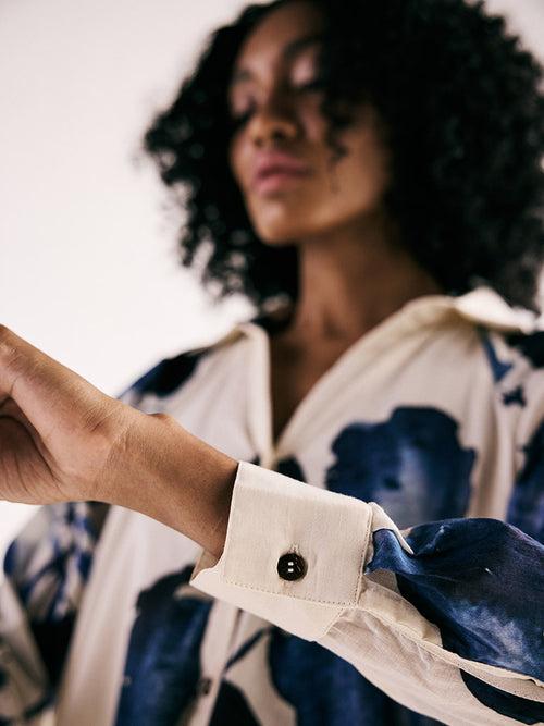 Blue Orchid Shirt Dress