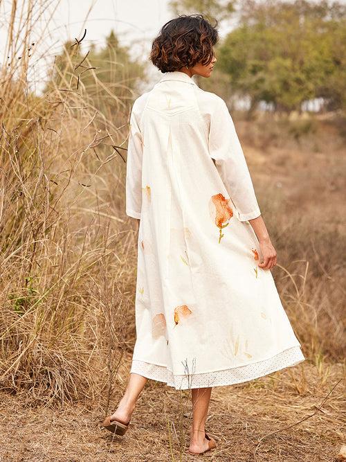 French Hydrangea Dress