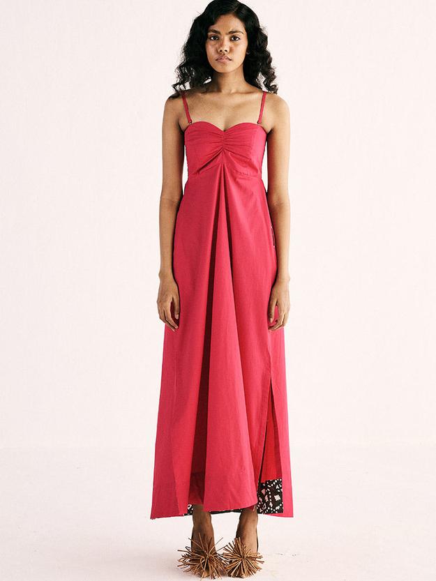 Fuchsia Flame Gown