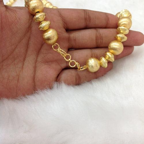 Enchantres Golden Allure Beads Necklace