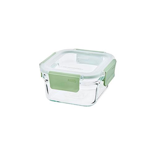 Glasslock Pure Airtight Tempered Food Container, Microwave Safe