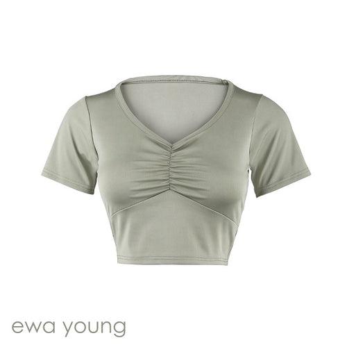 Jude Crop Top - Olive Green