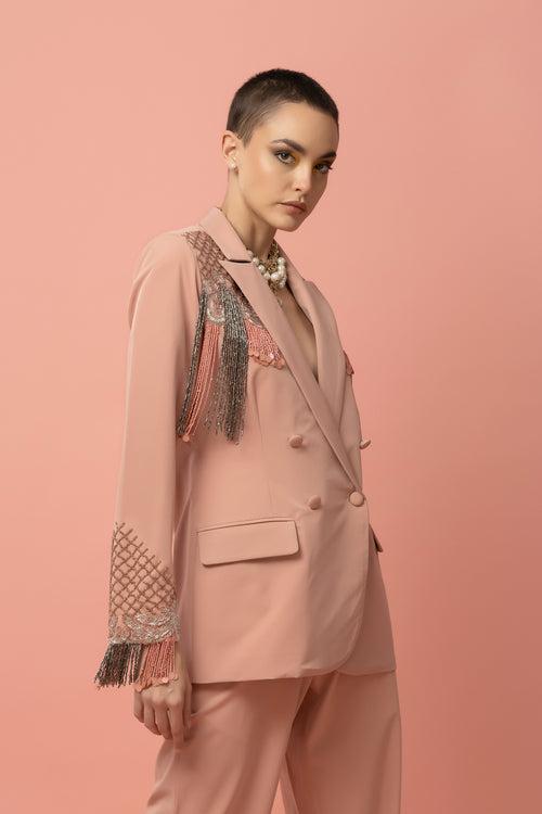 Classique Clique Peach Blazer