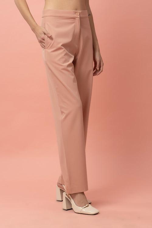 Haute Hemline Peach Trouser