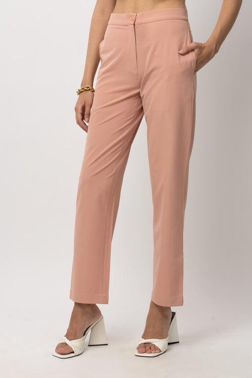 Haute Hemline Peach Trouser