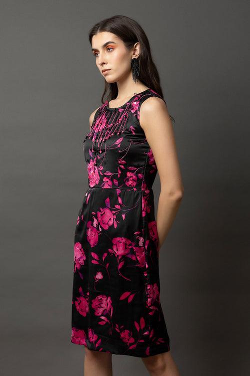 Filigree Fiesta Print Dress