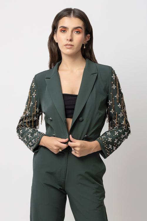 Verdant Vogue Green Jacket