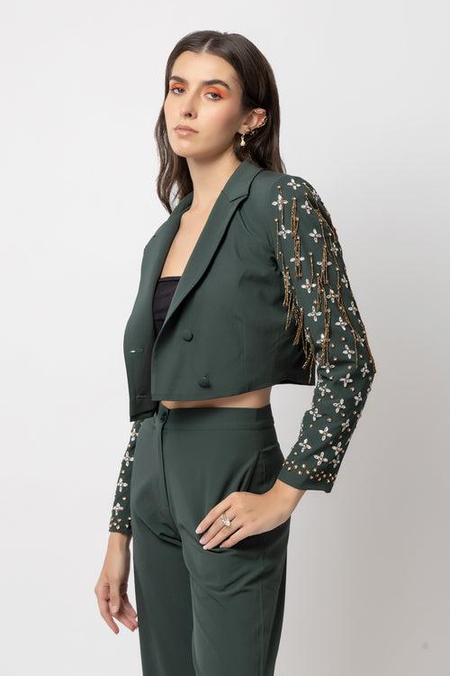 Verdant Vogue Green Jacket