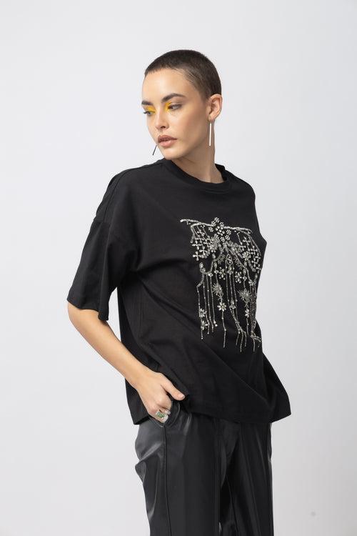 Midnight Mirage Black T-Shirt