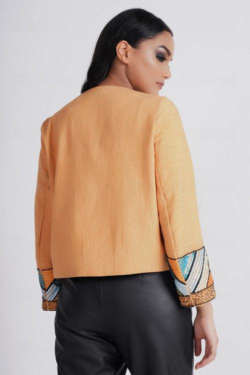 Rewild Orange Embellished Jacket