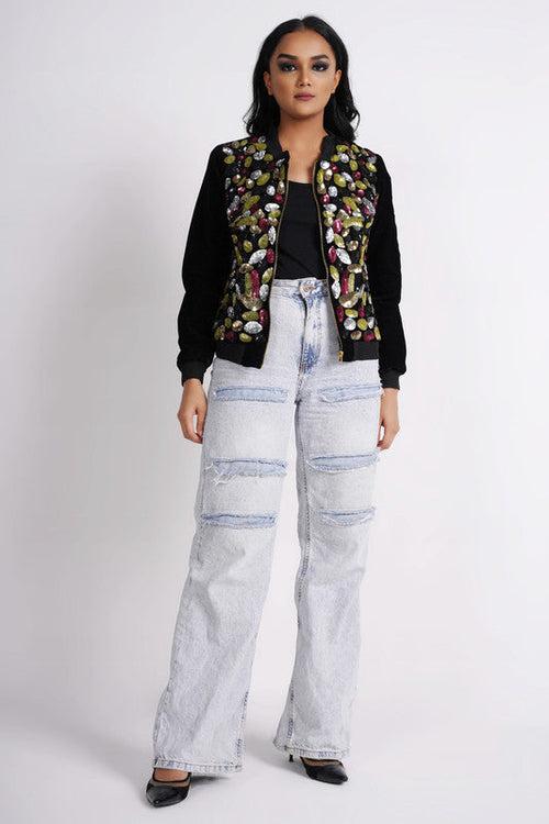 Viva Strass Bomber Jacket