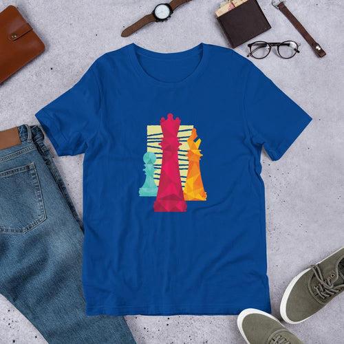 Chess Pieces Half Sleeve T-Shirt