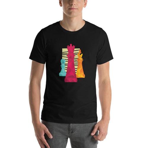 Chess Pieces Half Sleeve T-Shirt