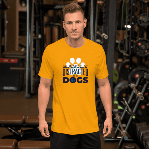 Easily Distracted by Dogs Half Sleeve T-Shirt