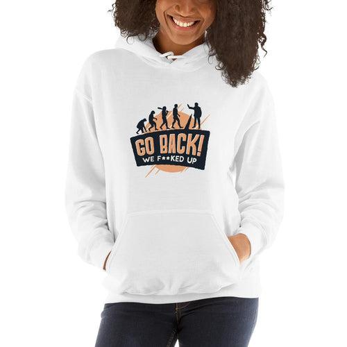 Go Back Unisex Hooded Sweatshirt