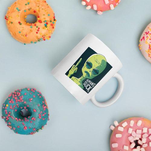 Humans Suck Alien Coffee Mug