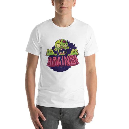 Zombie Brains Half Sleeve T-Shirt