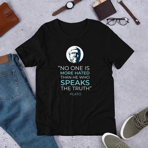 Plato Quote Half Sleeve T-Shirt