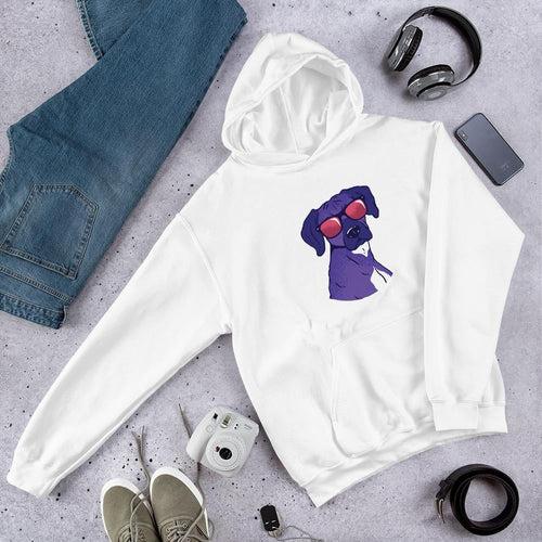 Cool Shady Dog Unisex Hooded Sweatshirt